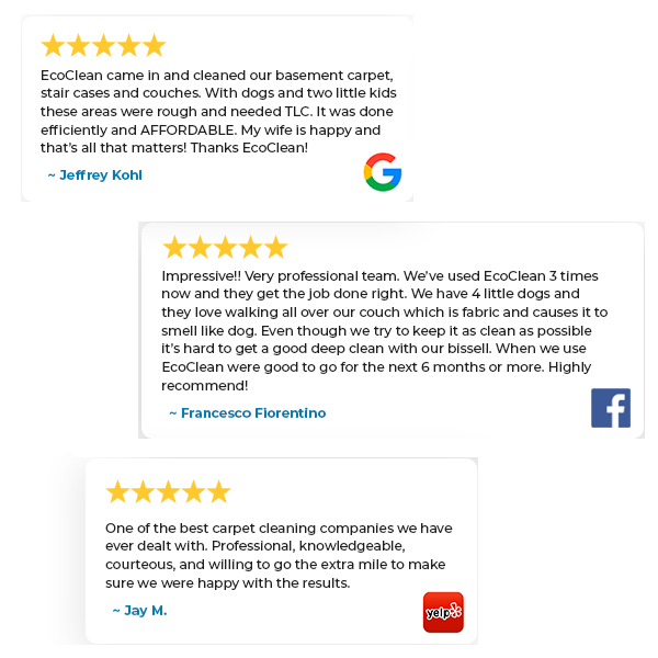 Upholstery Cleaning reviews 5 Star
